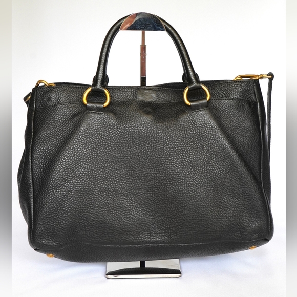 D21❤️Prada Convertible Open Tote Vitello Daino - Picture 2 of 13